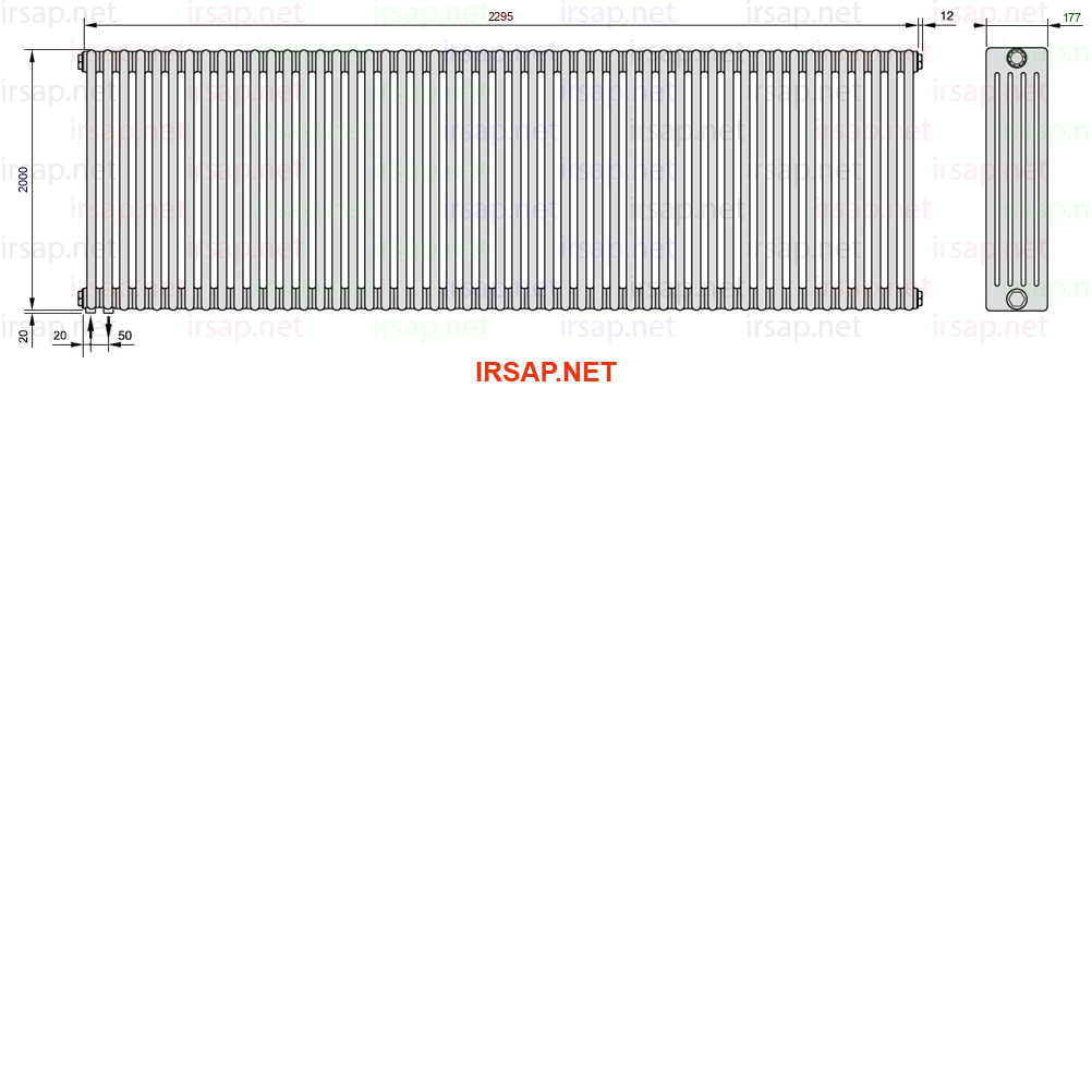 Радиатор IRSAP Tesi 52000/51 T18 CL 01